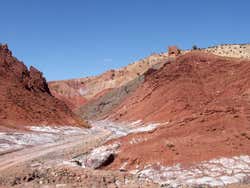 Route entre la Kasbah de Télouet et Aït Ben Haddou