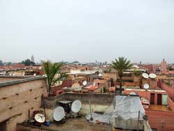 Palais El Badi, vue du haut des remparts